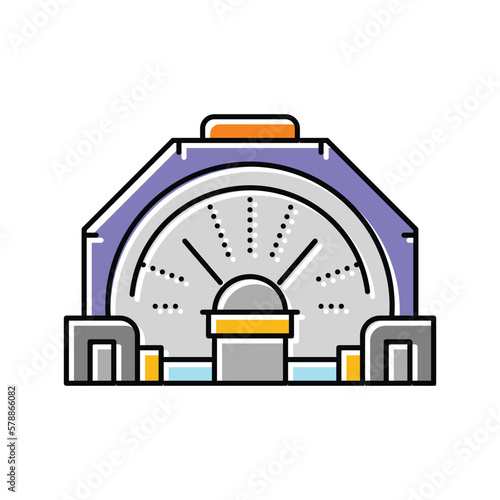concentrator steel production color icon vector illustration