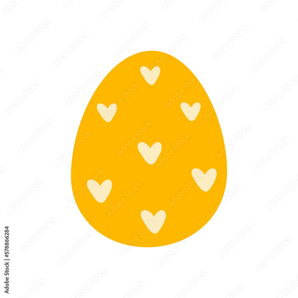 Fototapeta premium Happy Easter egg illustration
