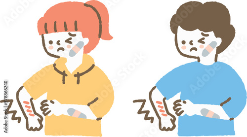 自分を傷つける子どもたち_色