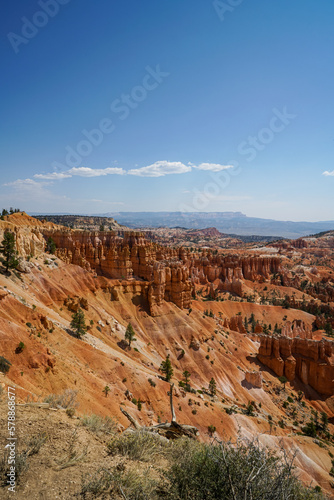 Beautiful shot of the Peek-A-Boo Trailhead in Bryce Canyon National Park in Bryce Canyon City, Utah