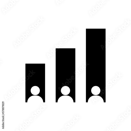 Exit polling vector flat illustration on white background..eps