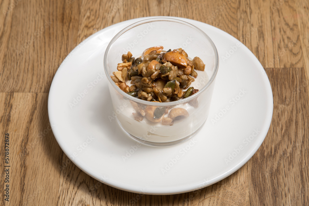 Yogurt with nuts Yogurt with nuts