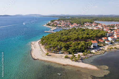 Fototapeta Naklejka Na Ścianę i Meble -  aerial view of the Croatia