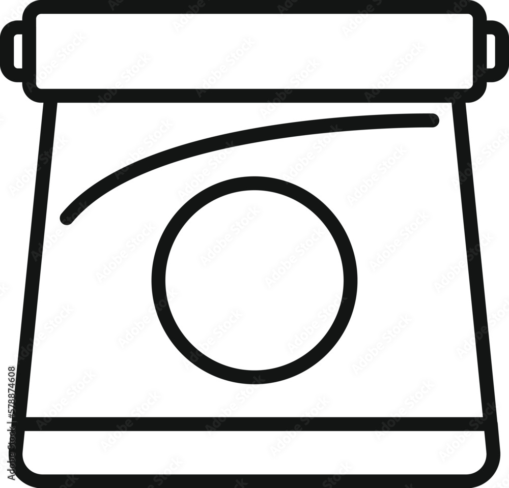 Pack lunch icon outline vector. Fast food. Cake delivery Pack lunch icon outline vector. Fast food. Cake delivery