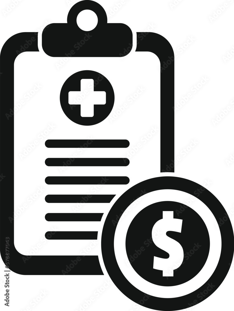 Board compensation icon simple vector. Benefit money. Fund retire Board compensation icon simple vector. Benefit money. Fund retire