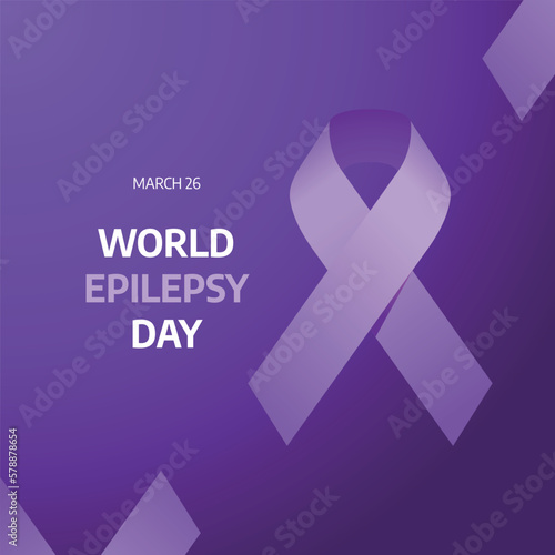 vector graphic of world epilepsy day good for world epilepsy day celebration. flat design. flyer design.flat illustration. photo