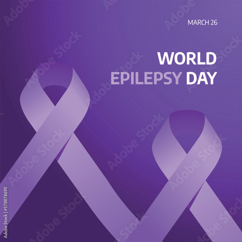 vector graphic of world epilepsy day good for world epilepsy day celebration. flat design. flyer design.flat illustration.