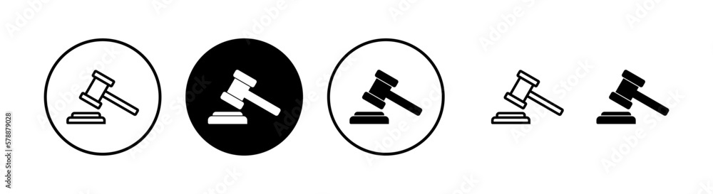 Gavel icon vector illustration. judge gavel sign and symbol. law icon. auction hammer Gavel icon vector illustration. judge gavel sign and symbol. law icon. auction hammer