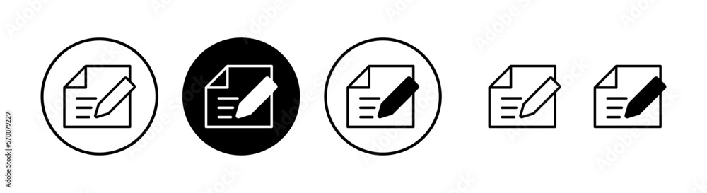 Note icon vector illustration. notepad sign and symbol Note icon vector illustration. notepad sign and symbol