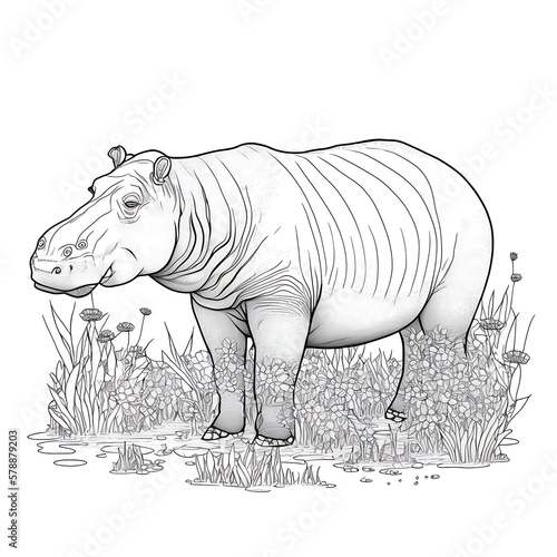 rhino cartoon illustration