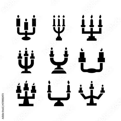 candelabra icon or logo isolated sign symbol vector illustration - high quality black style vector icons 