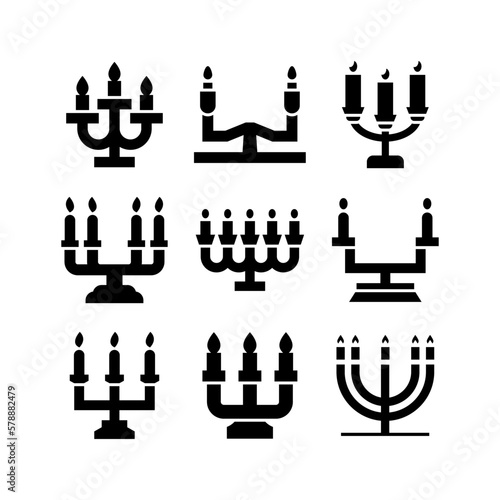 candelabra icon or logo isolated sign symbol vector illustration - high quality black style vector icons 