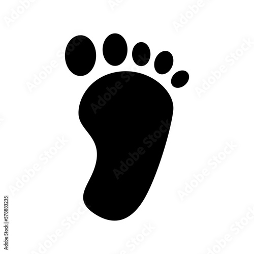 footprints icon or logo isolated sign symbol vector illustration - high quality black style vector icons 