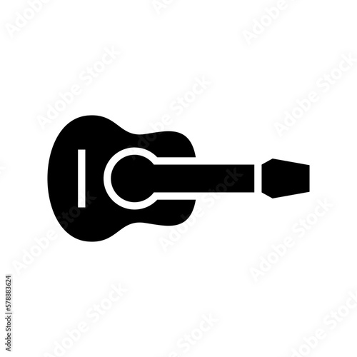 guitar icon or logo isolated sign symbol vector illustration - high quality black style vector icons 
