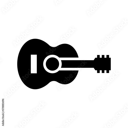 guitar icon or logo isolated sign symbol vector illustration - high quality black style vector icons
