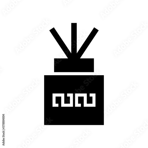 incense icon or logo isolated sign symbol vector illustration - high quality black style vector icons
