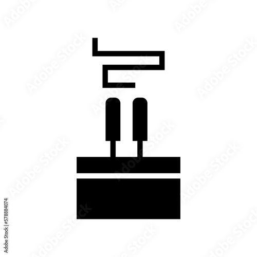 incense icon or logo isolated sign symbol vector illustration - high quality black style vector icons
