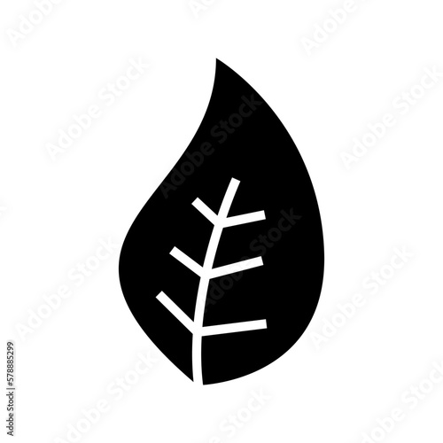 leaf icon or logo isolated sign symbol vector illustration - high quality black style vector icons 