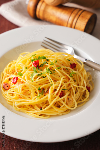 スパゲッティペペロンチーノ Spaghetti aglio e olio