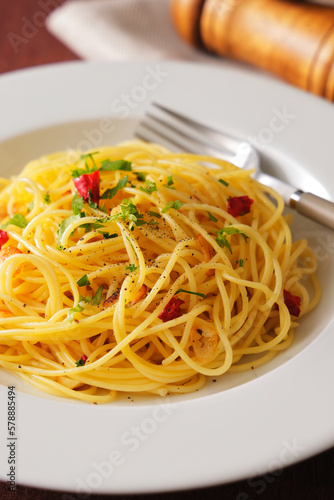 スパゲッティペペロンチーノ Spaghetti aglio e olio