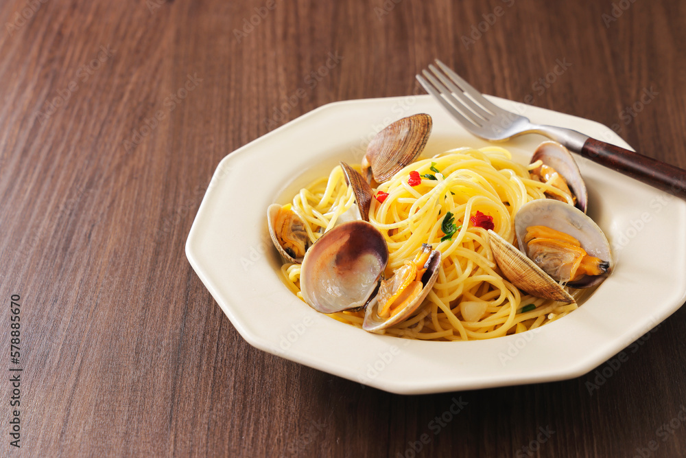 ボンゴレビアンコ Spaghetti Alle Vongole Bianco ボンゴレビアンコ Spaghetti Alle Vongole Bianco