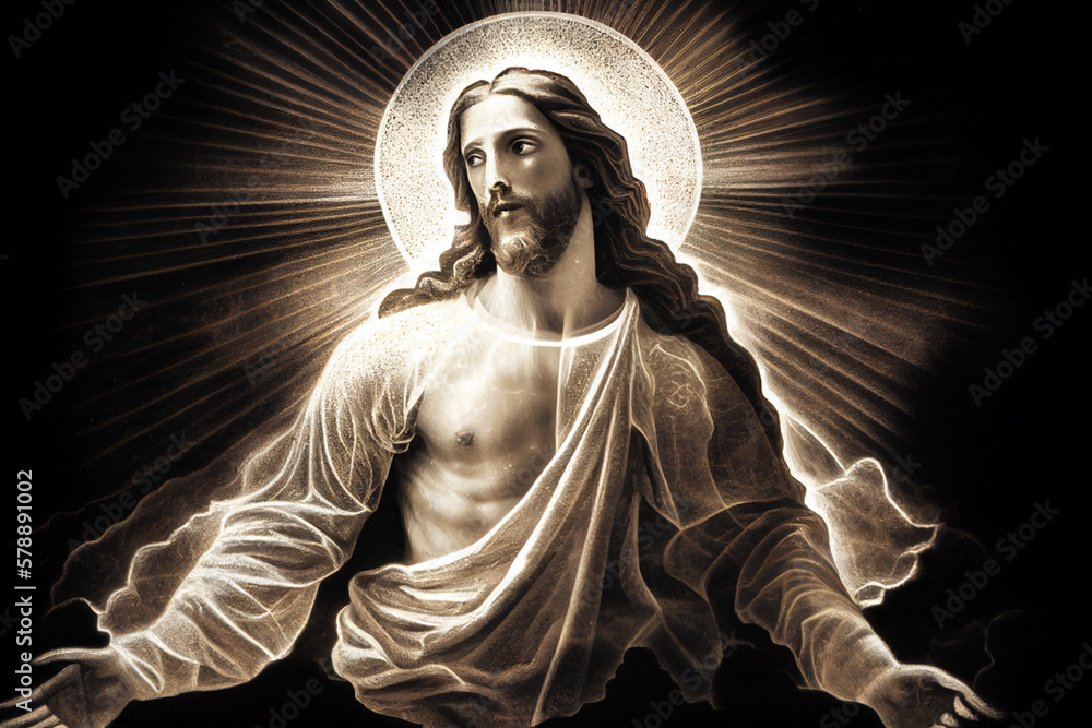 risen jesus for easter, generative AI risen jesus for easter, generative AI