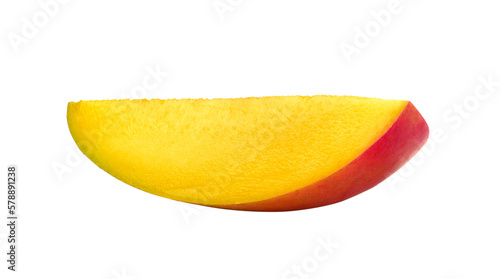 slice of mango on  transparent png