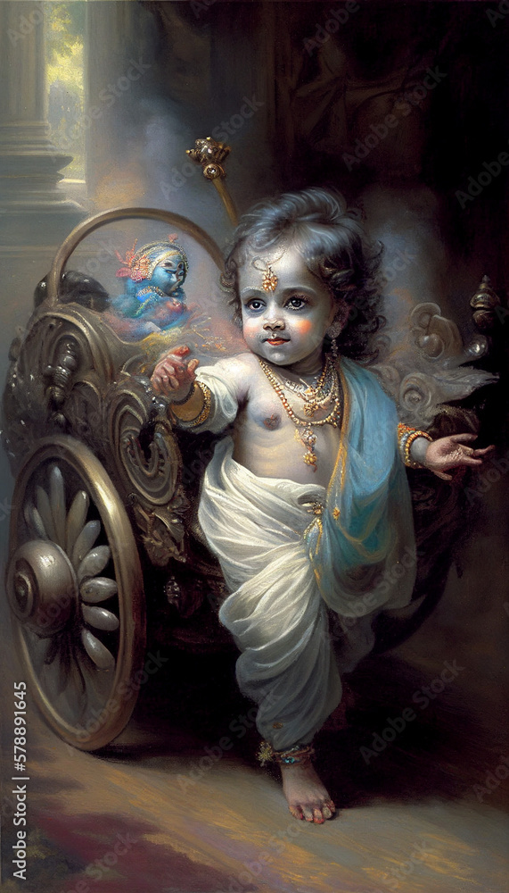 baby Krishna Kaanha maakhan chor murli manohar kanhaiya vishnu avatar