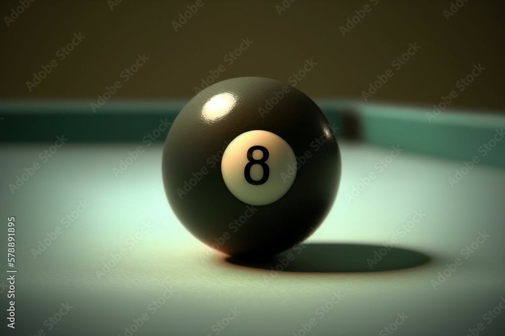 pool ball on table