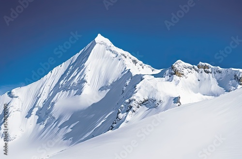 mountain range, mountains, winter mountain landscape, mountain range landscape © diego