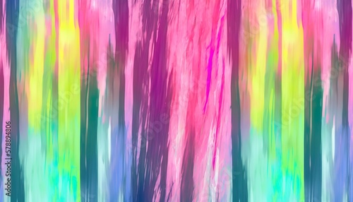 Watercolor Pastel Artistic, Colorful Background, Abstract Neon Paint Splatters Created with Generative AI technology