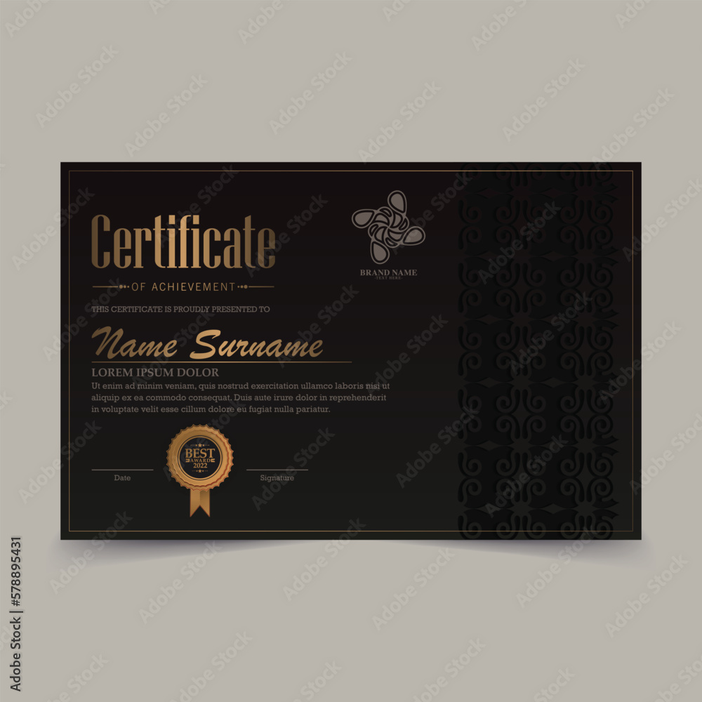 achievement certificate best award diploma