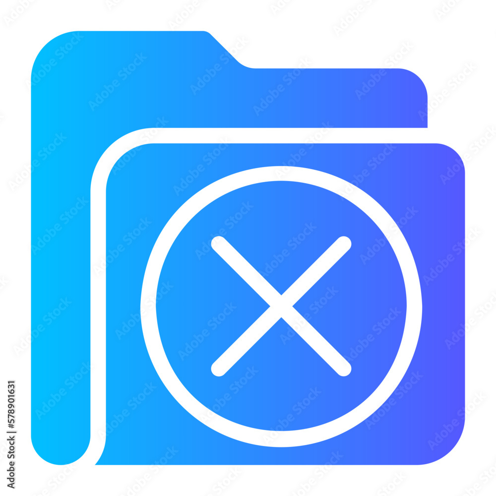 Obraz premium cross gradient icon
