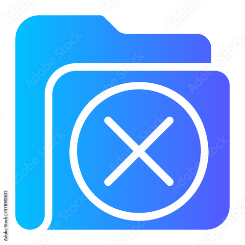 cross gradient icon