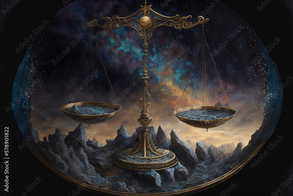 Generative AI Explores the Symbolic Meaning of the Scales of Justic