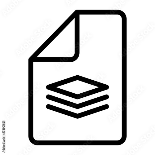 layers line icon