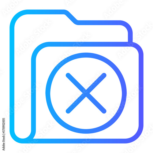 cross gradient icon