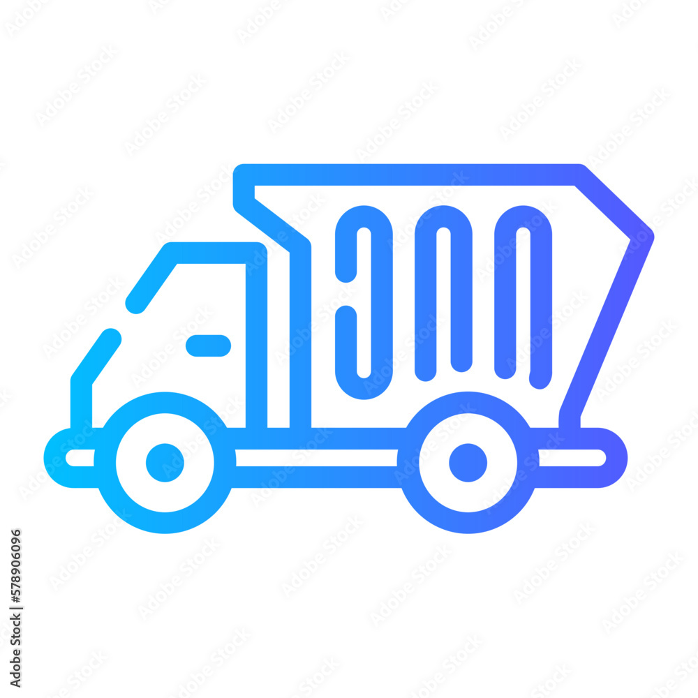 truck gradient icon