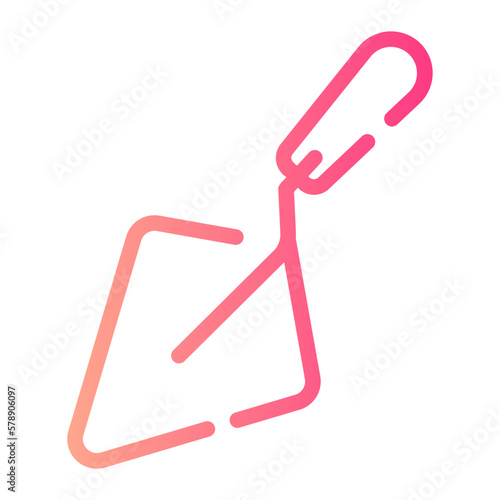 trowel gradient icon