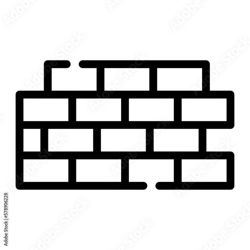 brickwork line icon