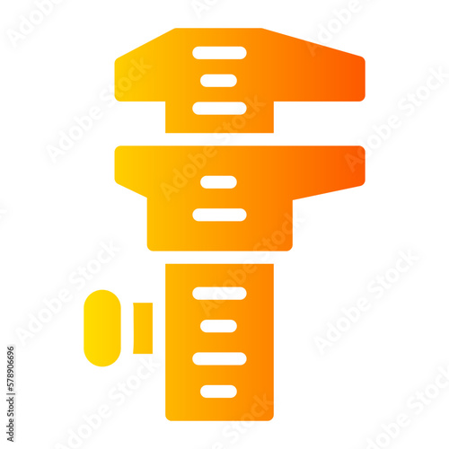 caliper gradient icon