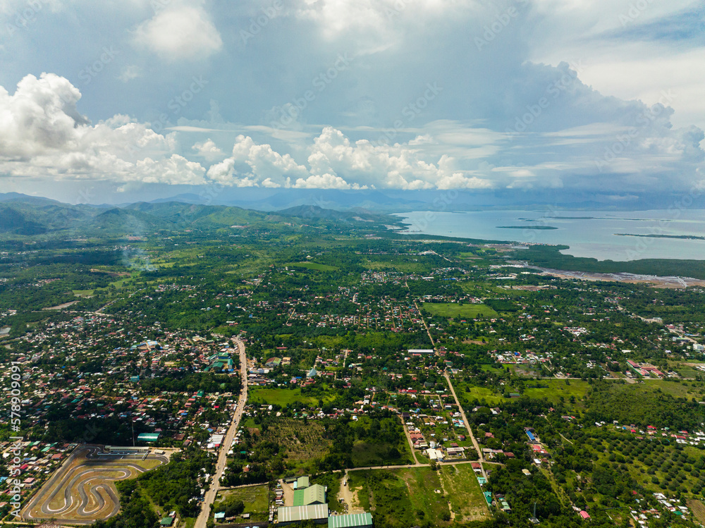 City of Puerto Princesa on the island of Palawan. Philippines.