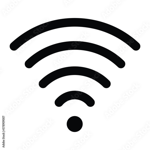Wifi black icon. subtitle for website, content design, poster, banner, or video editing needs.