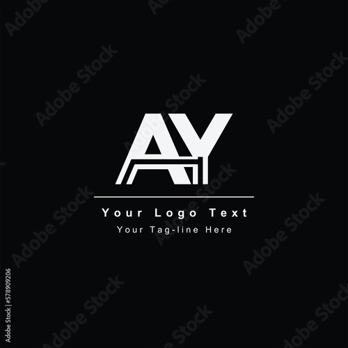 ay ya logo symbol initial design template icon