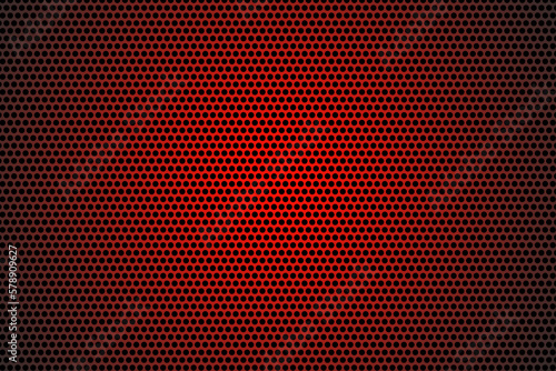 black dots with red background