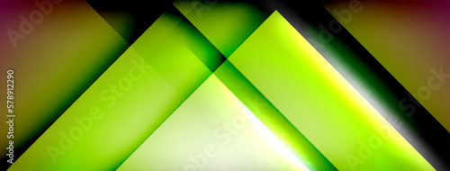 Light and shadow squares and lines abstract background
