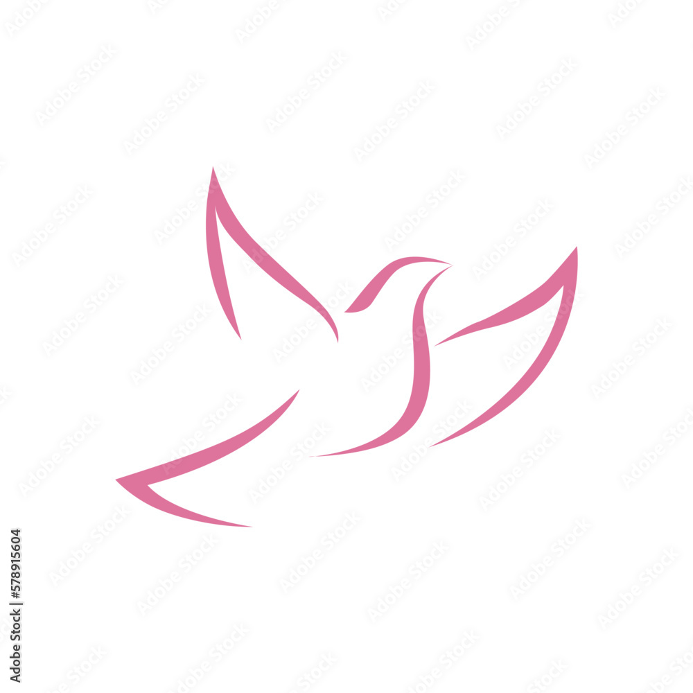 dove logo vector design illustration dove logo vector design illustration
