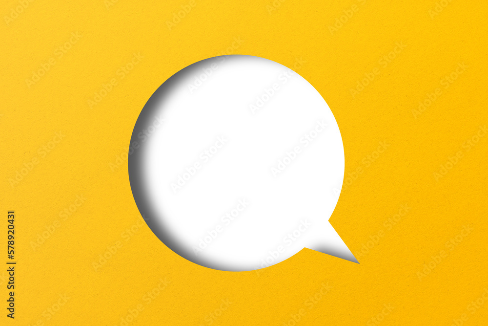 yellow paper cut out punched shape speech bubble transparent background yellow paper cut out punched shape speech bubble transparent background