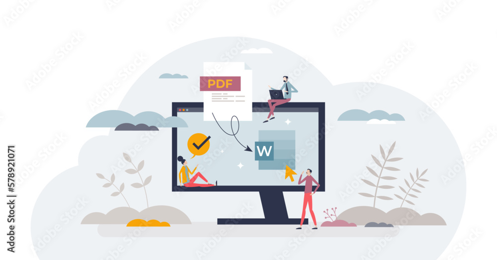 PDF To Word Format Converter Or Save Document In Doc File Tiny Person pdf-to-word-format-converter-or-save-document-in-doc-file-tiny-person