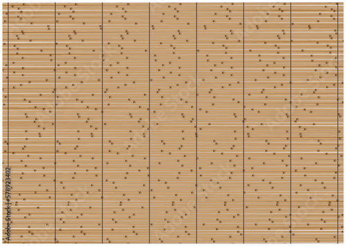日本の夏の風物詩　レトロの日よけ　すだれの背景　壁紙